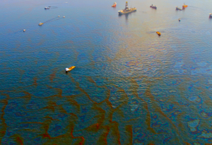 Could synthetic organisms escape and create a self-generating oil spill? We don't have enough information to predict the likely results of releasing SMOs. Photo: Green Fire Productions